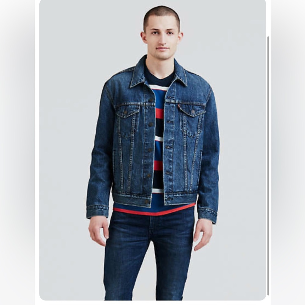 Levi's Fort Mason Men’s Trucker Denim Jeans Jacket Size M NWT